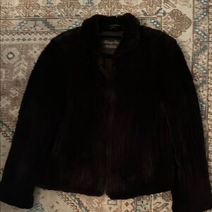 Vintage Black Fur Coat